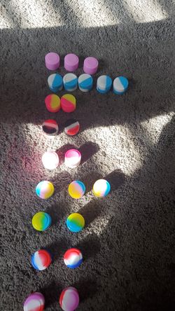 Wax rubber containers