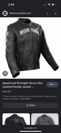 Speed And Strength Seven Sins Motorcycle Jacket