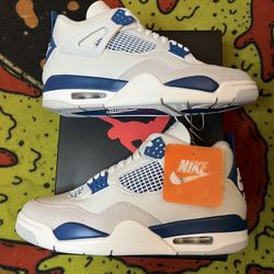 Men’s 9 Air Jordan 4 Retro 2024 Military Blue Brand New