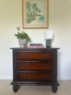 Tommy Bahama Lexington 3-Drawer Dresser / Chest – Dark Wood