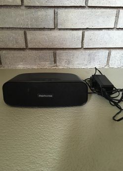Black Memorex Bluetooth speaker