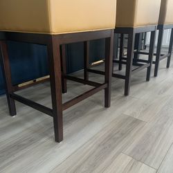 Counter Stool Set Of Three 34” H X 21” W X 19.5” D