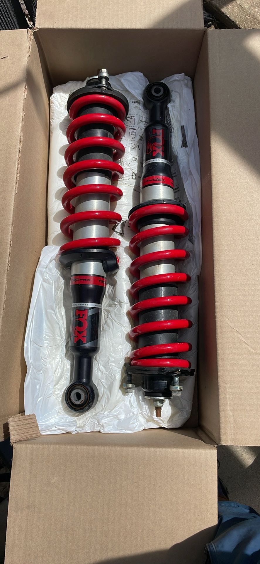 2021 4Runner TRD Pro (5th Gen) front Fox shocks