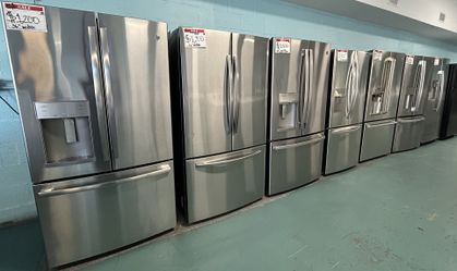 GREAT SELECTION OF FRENCH DOORS STAINLESS FRIDGE36”