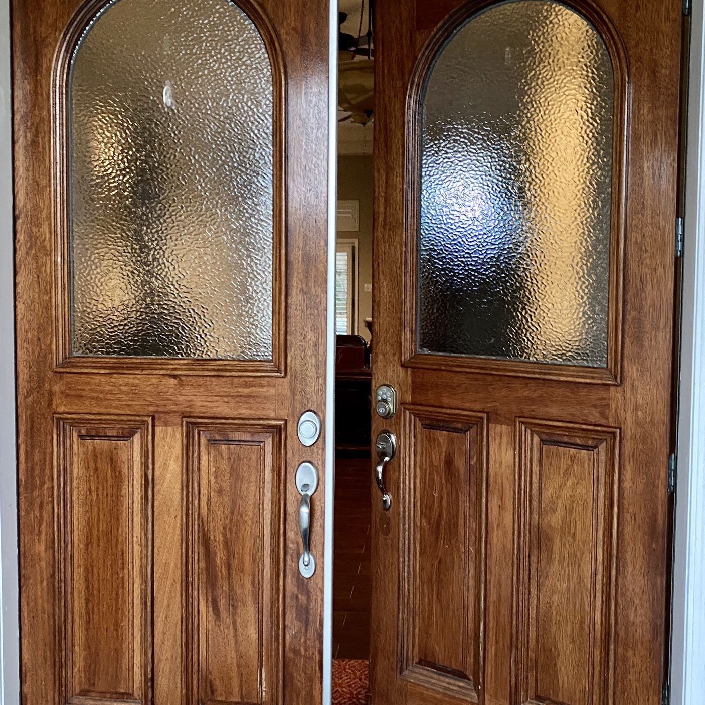 72X96 Sea Glass, Wood Entry Double Doors for Sale in Bakersfield, CA
