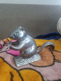 Aluminum Squirrel Nutcracker