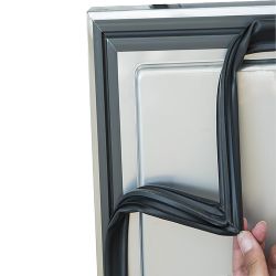 Custom Universal Refrigerator Door Gasket Magnetic Rubber Seal Black - $38.25 Retail $51.00