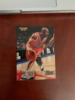 Fleet Michael Jordan 96-97 trading Card!