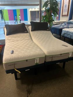 🔥Tempur California split king adjustable set $999🔥