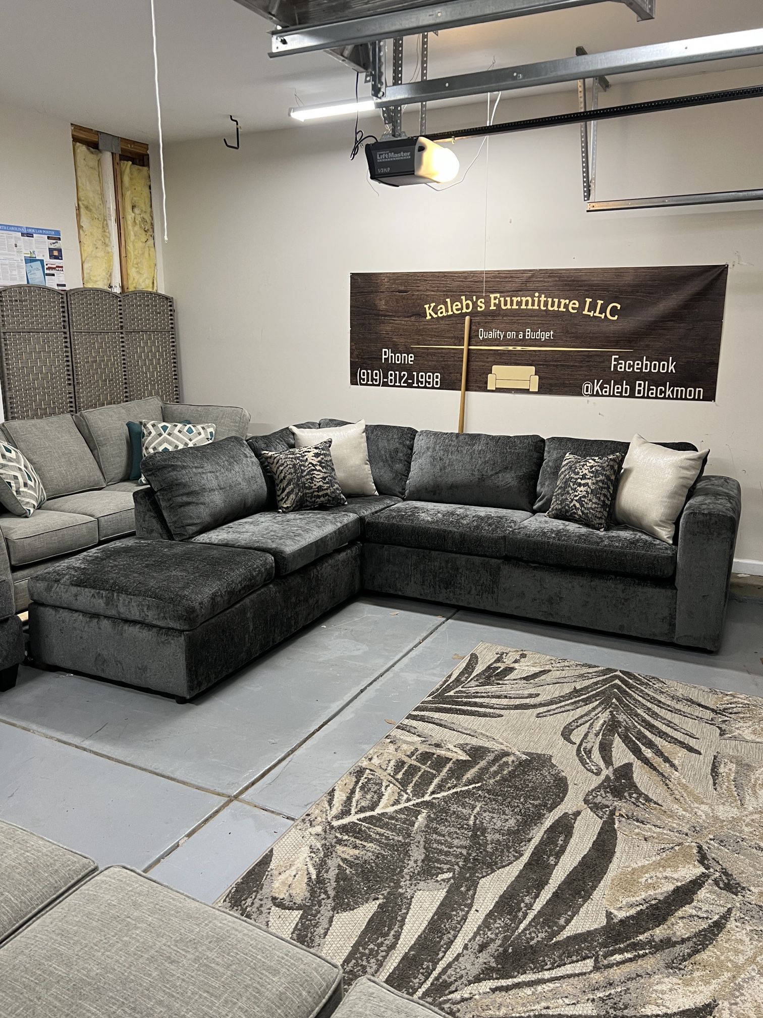 Brand New Highland 2pc Dark Grey Sectional | Delivery Available🚛