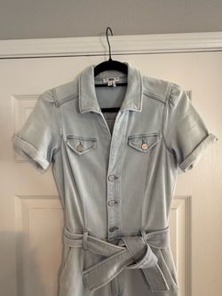 PAIGE jumpsuit size 0 light denim