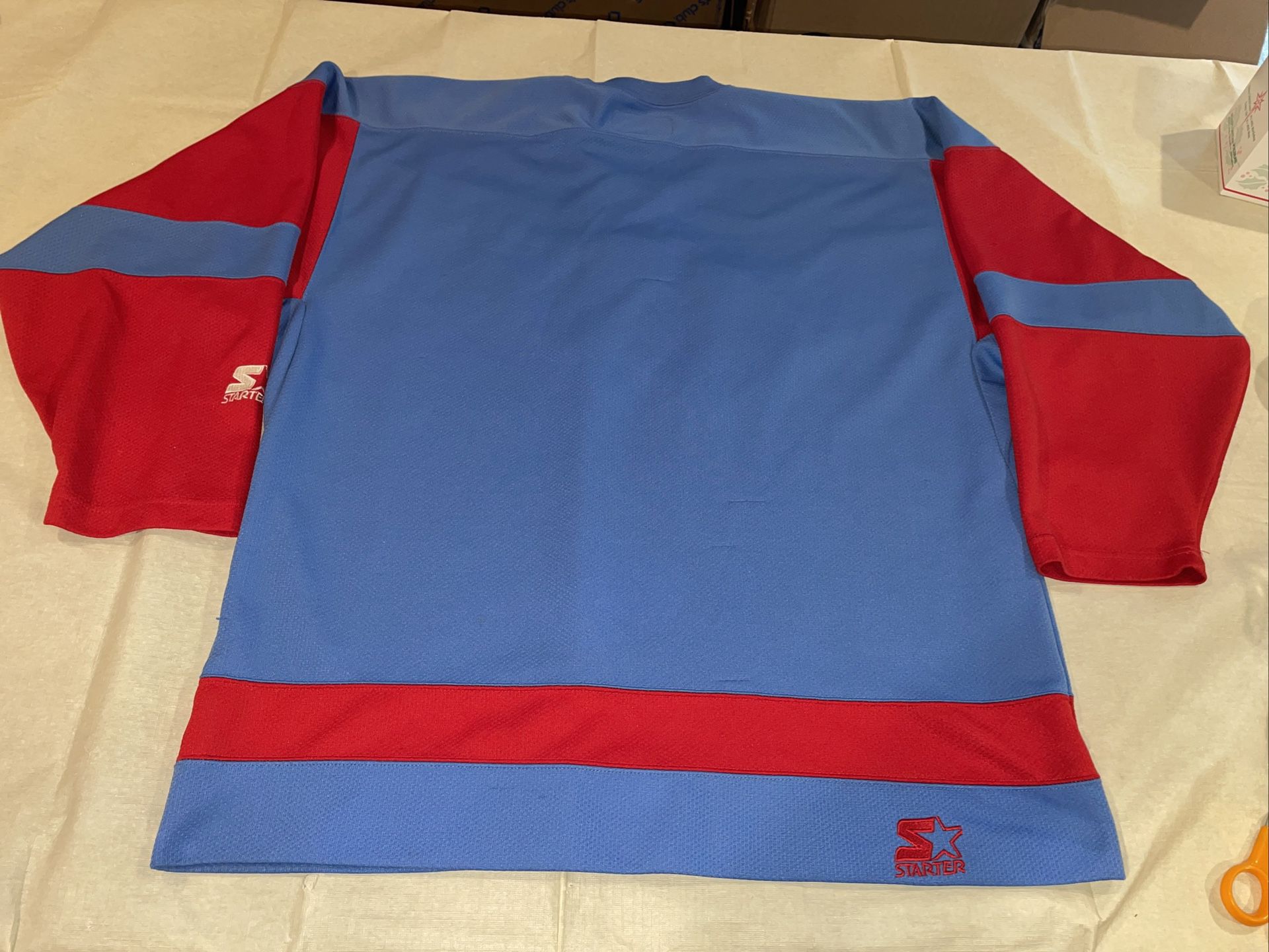 Xtreme Basics Yth L/XL Dark Blue Red Hockey Jersey - Youth Large XLarge used