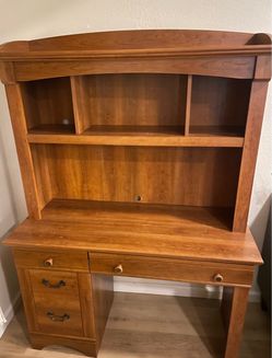 wooden desk