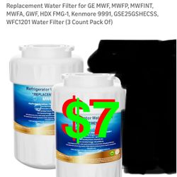 Replacement Water Filter for GE MWF, MWFP, MWFINT, MWFA, GWF, HDX FMG-1, Kenmore 9991, GSE25GSHECSS, WFC1201 Water Filter (3 Count Pack Of)