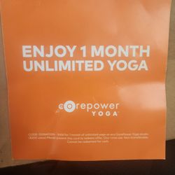 CORE POWER YOGA UNLIMITED MONTH 