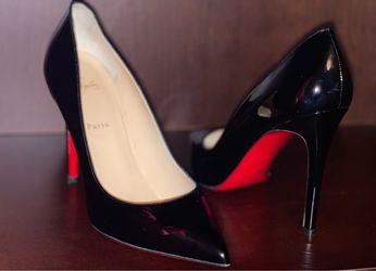Christian Louboutin Black Patent Leather Heels