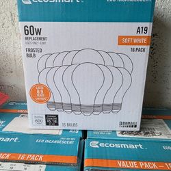 192 INCANDESCENT 60 WATT BULBS