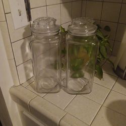 2 Vintage Canisters