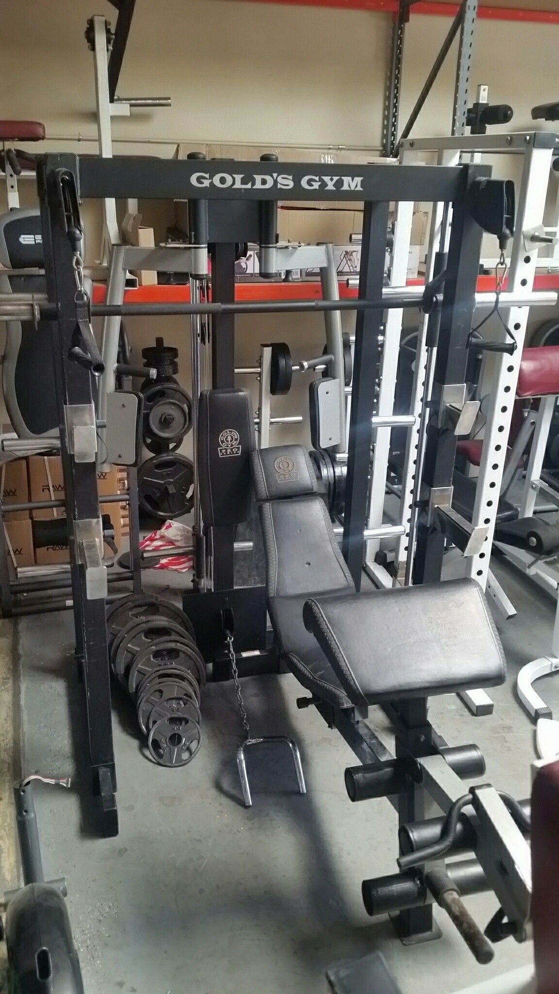Golds gym pro series smith machine