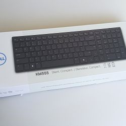 Dell Keyboard and Mouse Combo   Pro Compact Silent  - KM555 ( NEW ) 