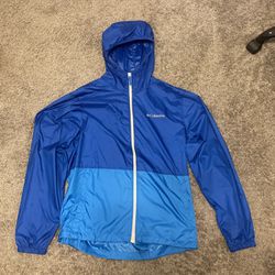 Blue Medium Columbia rain Jacket