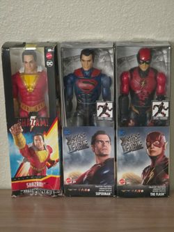 DC superhero figure lot