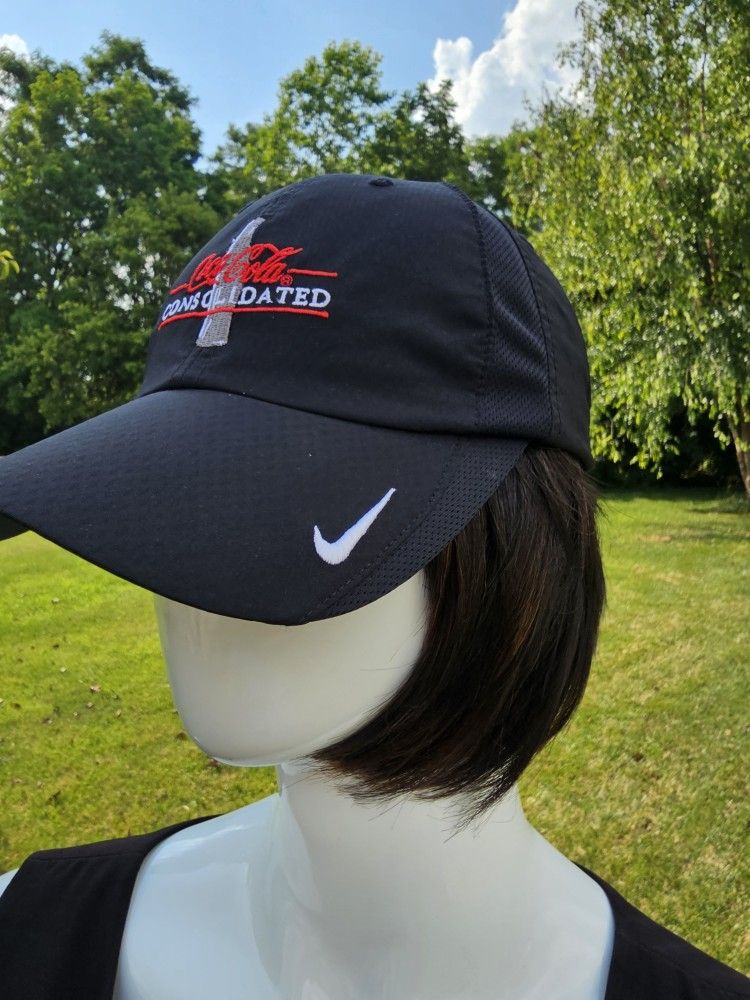 $10.00 - NIKE GOLF CAP, "Coca Cola Consolidated"! Heritage86/Dri-Fit! Like New Condition!
