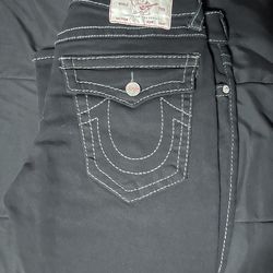Black true religion jeans