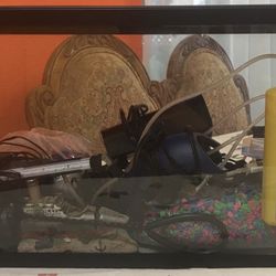 10 Gallon Top Fin Fish Tank With Maintenance Supplies And Decorations 