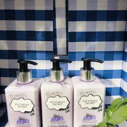 $45 For This 3 Pcs Of Body Lotion From Victoria  Secret Tease rebel It’s 250ml Each Bottle
