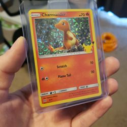 Charmander McDonald's Pokemon 25th Anniversary Card (Open To Trades)