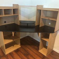 Corner Desk With Shelving