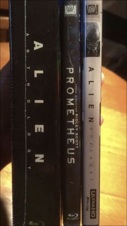 Alien anthology 10 dics all for $38, Disney marvel Harry Potter DC movies Bluray and dvd collectibles