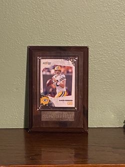 Aaron Rodgers 2010 Score Card Wall Plaque