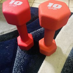 2 Dumbbells-10 pounds Each