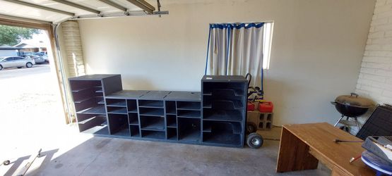 Handmade single piece entertainment center