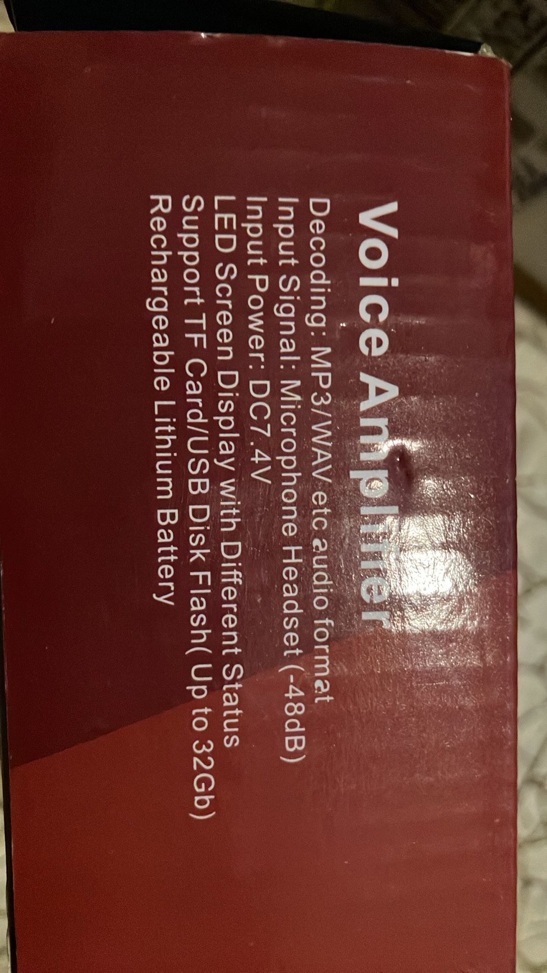 giecy multi functional portable voice amplifier with led display