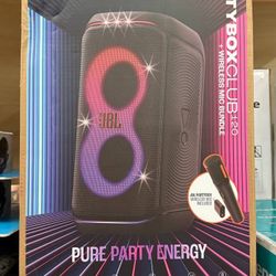 New JBL PartyBox Club 120 + Wireless Microphone Bundle