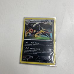 2013 POKEMON BLACK & WHITE PLASMA BLAST 56 HOUNDOOM HOLO