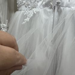 Girls White Dress 