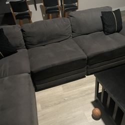 Couch Sectional (Grey)