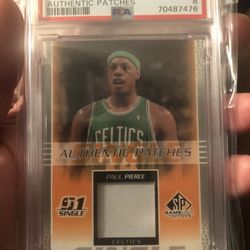 Basketball card, Paul Pierce