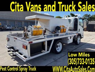 2016 ISUZU NPR Pest Control Spray Truck Low Miles