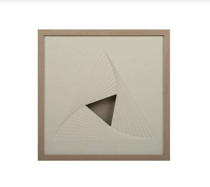 Scandinavian Design Layered Tranquility Framed Art