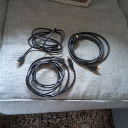 3 6-ft HDMI cables
