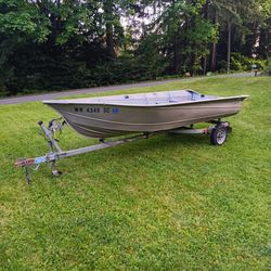 Valco 14' Aluminum Boat and King Trailer 