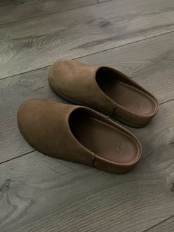 UGG Brown Suede Slip-On Clogs size 5