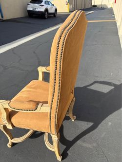 Accent Chair | French Inspired | Nailhead | Neutral Decorative Accent Chair | French Style | Solid