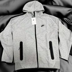 Nike Grey Tech Fleece Hoodie