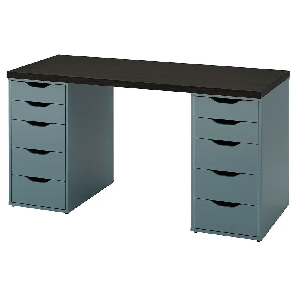 Alex’s Desk From IKEA Same Colors 200cm Long